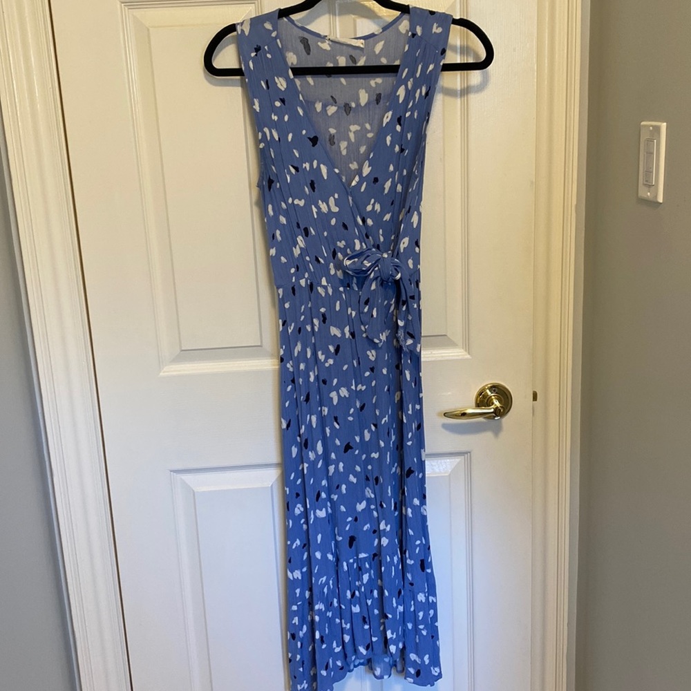 Lush faux wrap dress
